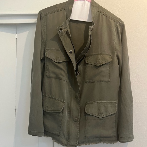 Sanctuary Lightweight Army Green Cargo Jacket - Picture 5 of 10